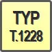 Piktogram - Typ: T.1228